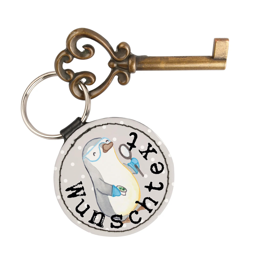 Personalised key ring Microbiologist heart gift, gift idea, best, farewell gift, passing exam, anniversary, retirement, promotion, job start, sayings, funny, profession