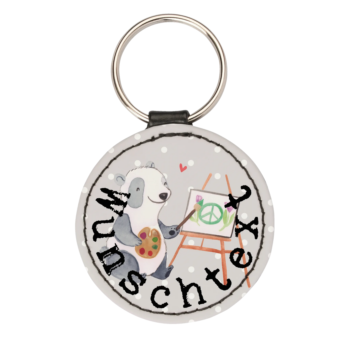 Personalizowany brelok do kluczy Artysta serce Zawód, Wykształcenie, Jubileusz, Pożegnanie, Emerytura, Kolega, Koleżanka, Prezent, Dawać, Pracownik, Współpracownik, Firma, Dziękuję, Dziękuję bardzo