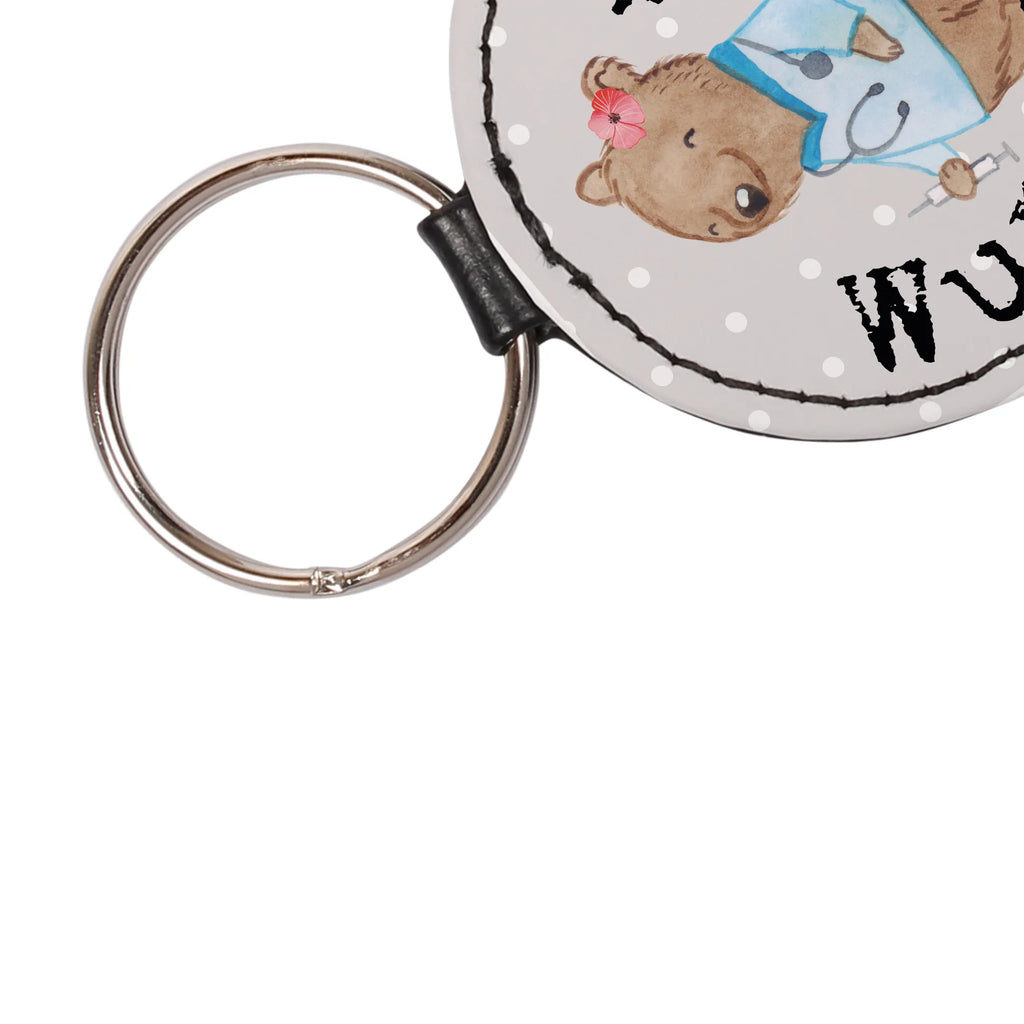 Personalizowany brelok do kluczy Pomoc pielęgniarska Serce Zawód, Wykształcenie, Jubileusz, Pożegnanie, Emerytura, Kolega, Koleżanka, Prezent, Dawać, Pracownik, Współpracownik, Firma, Dziękuję, Dziękuję bardzo