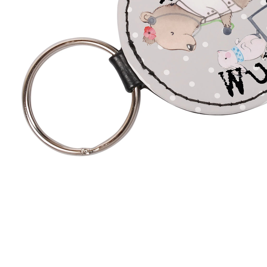 Personalised key ring veterinarian heart gift, gift idea, best, farewell gift, passing exam, anniversary, retirement, promotion, job start, sayings, funny, profession