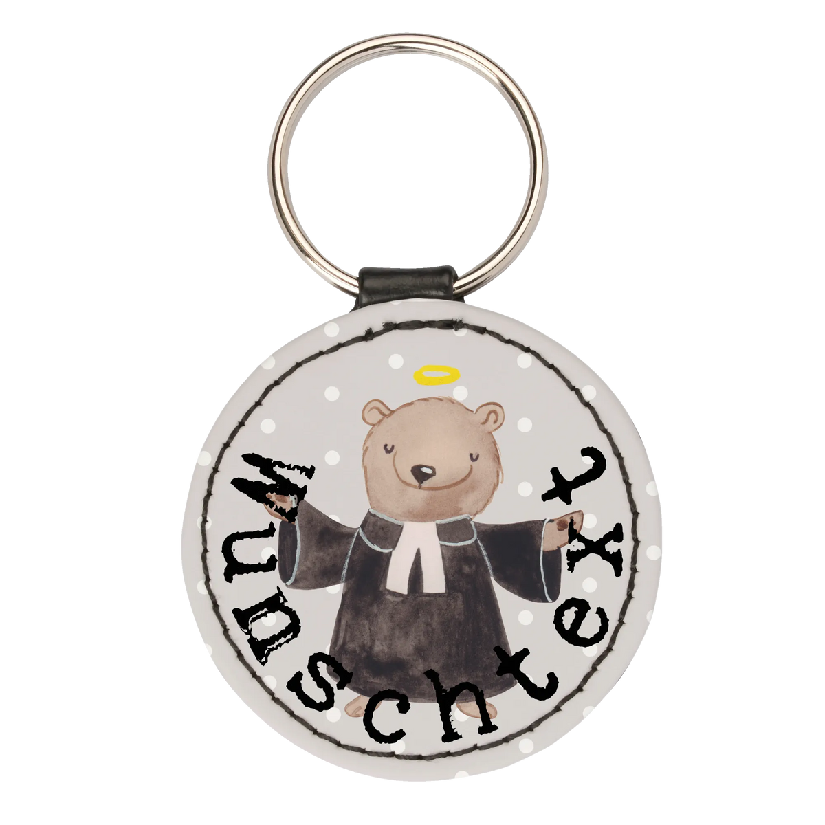 Personalised key ring pastor heart gift, gift idea, best, farewell gift, passing exam, anniversary, retirement, promotion, job start, sayings, funny, profession