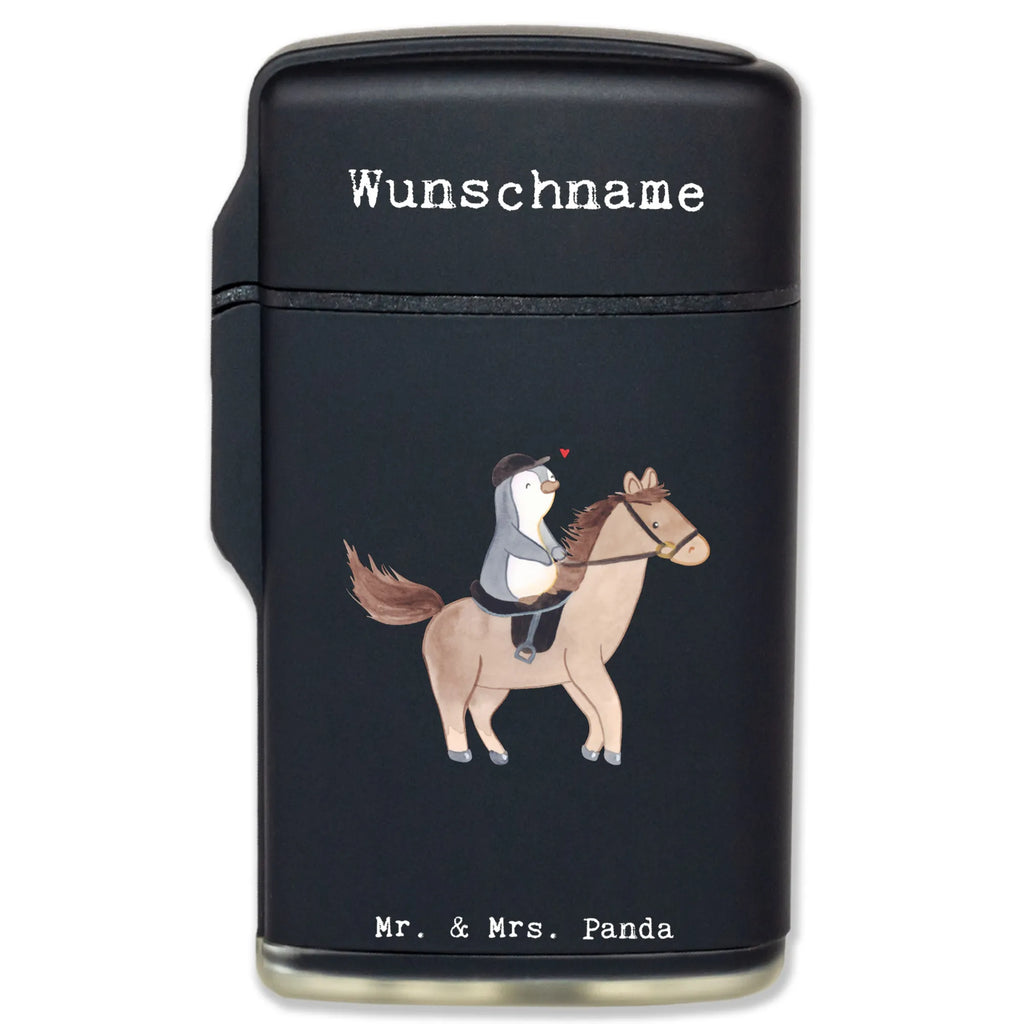 Personalised lighter Horse Ride Gift, sport, hobby, giving, thank you, award, profit, athlete, horses, riding club, Riding, equestrian sport, riding stables