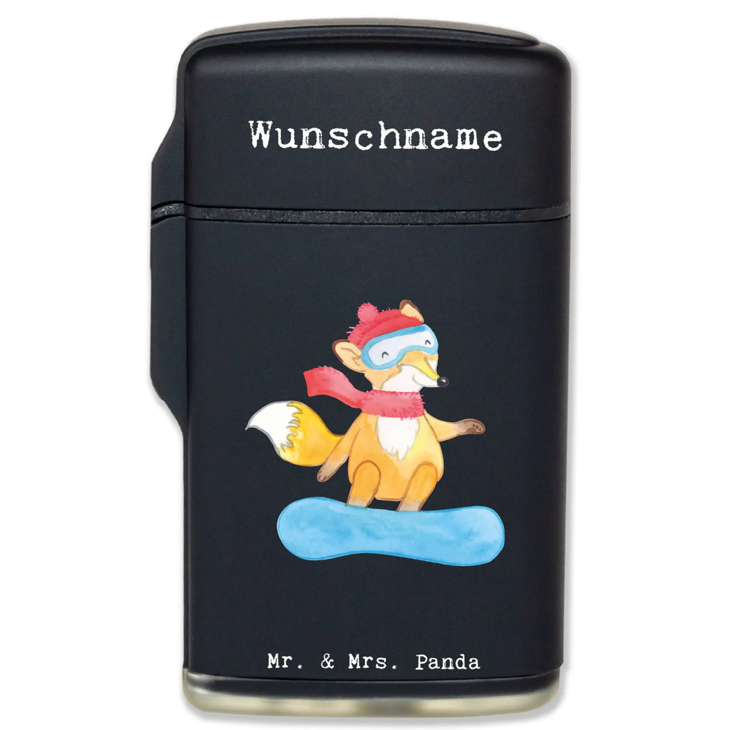 Personalised lighter Hare snowboarding Gift, sport, hobby, giving, thank you, award, profit, athlete, Snowboard, snowboarding, snowboard school, winter sports, winter vacation