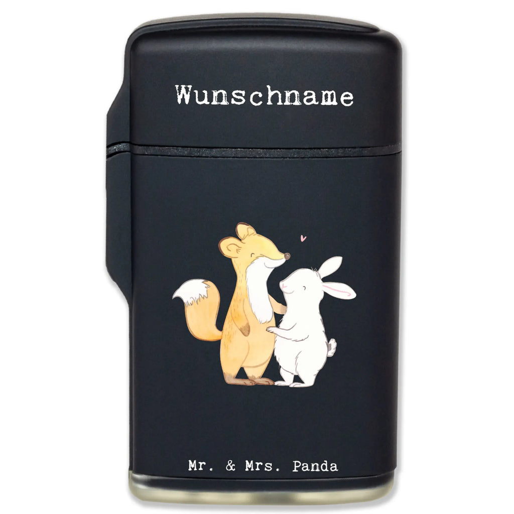 Personalised lighter fox rabbit meet friends Gift, sport, hobby, giving, thank you, award, profit, athlete, meet friends