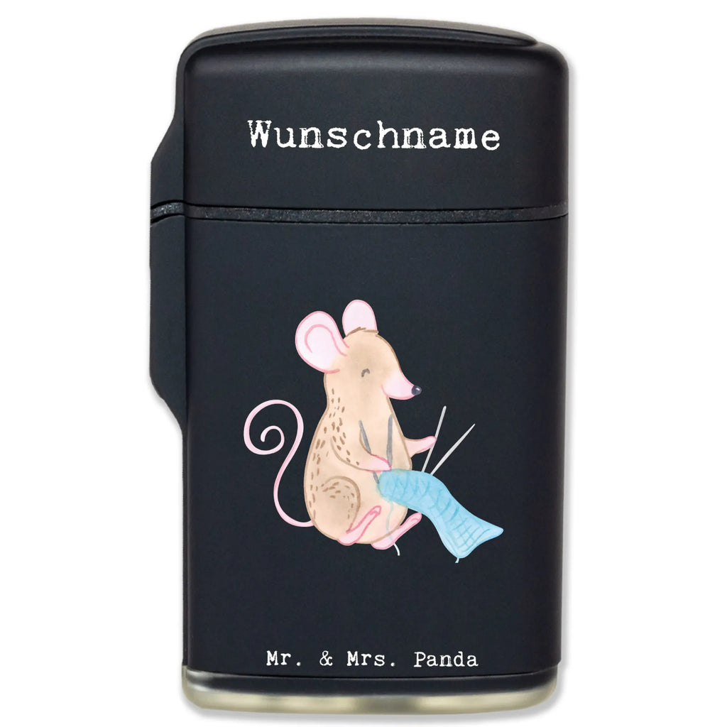 Personalised lighter Mouse Knit Gift, sport, hobby, giving, thank you, award, profit, athlete, Knitting, DIY