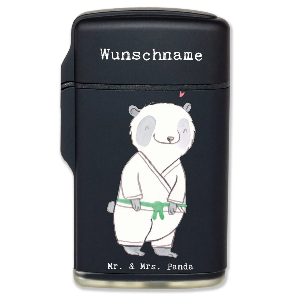 Spersonalizowana zapalniczka Panda Jiu Jitsu Prezent, Sport, Dyscyplina sportowa, Hobby, Darować, Dziękuję, Dzięki, Wyróżnienie, Wygrana, Sportowiec