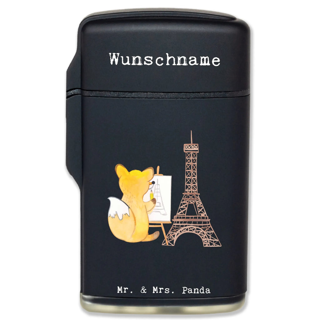 Personalised lighter Fox Urban sketching Gift, sport, hobby, giving, thank you, award, profit, athlete, Urban sketching, artist, drawing school, painting, drawing
