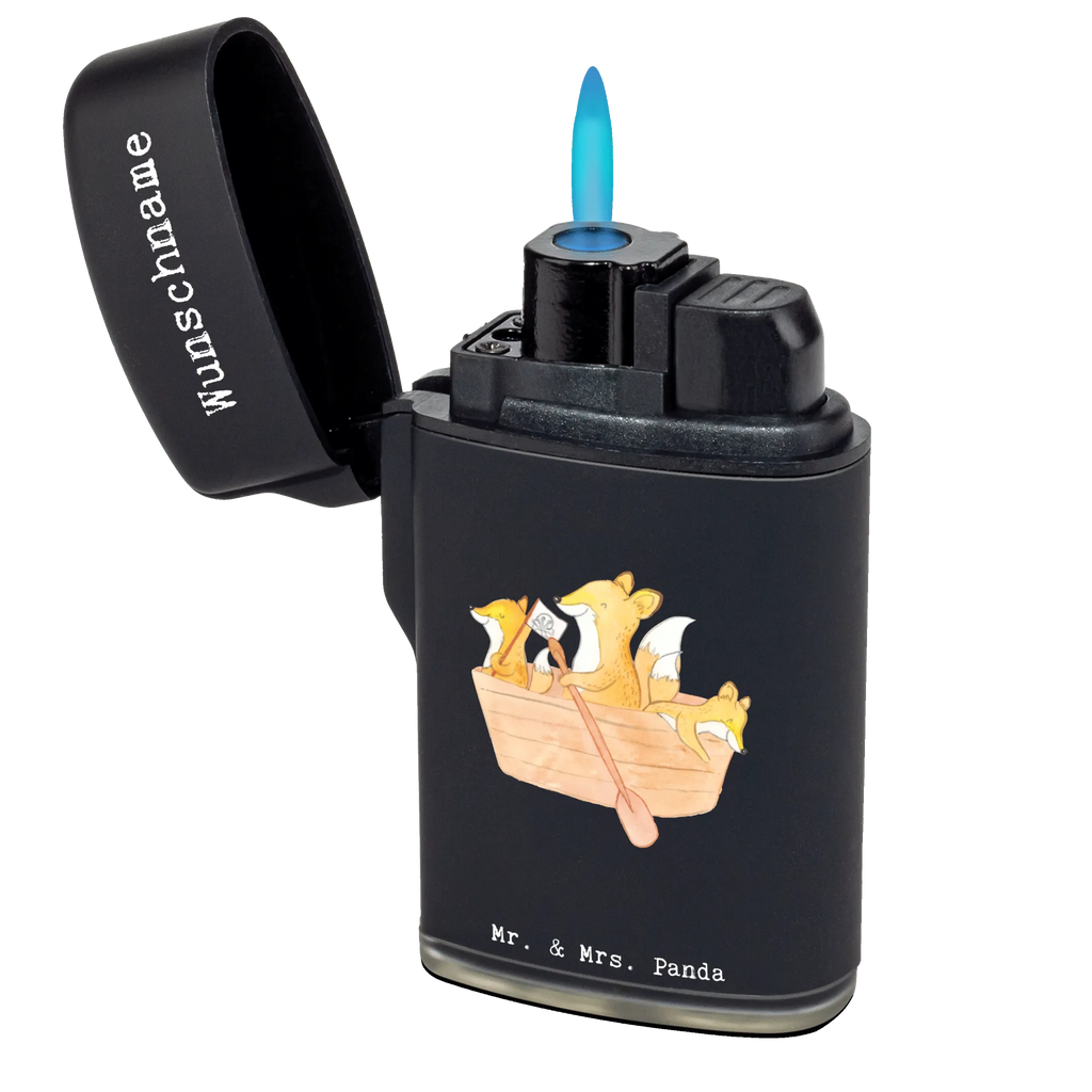 Personalised lighter Fox Canoeing Gift, sport, hobby, giving, thank you, award, profit, athlete, canoe rental, Canoeing, canoe school, canoe tour, paddling tour