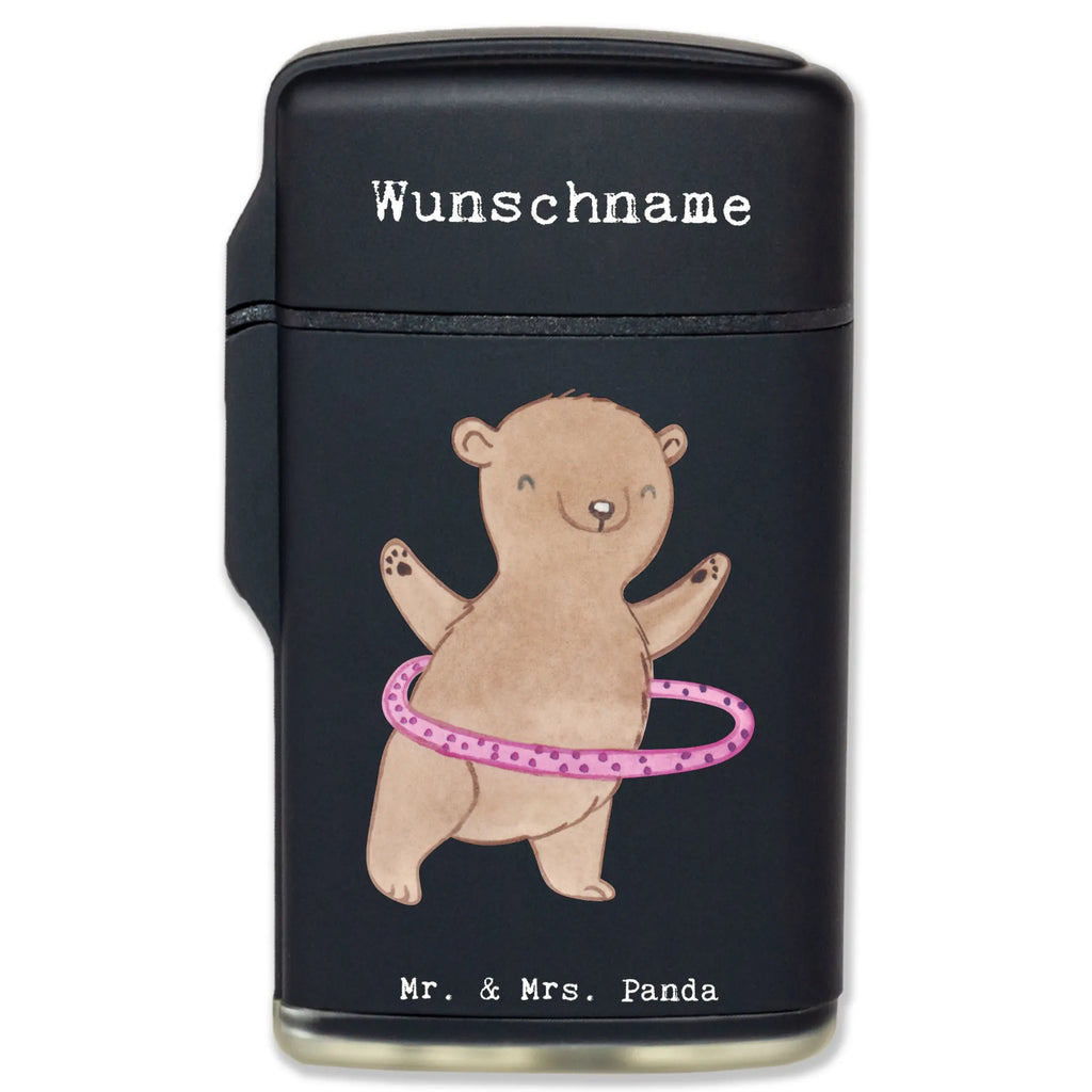 Personalised lighter bear hula hoops Gift, sport, hobby, giving, thank you, award, profit, athlete, fitness, training, Hula Hoop
