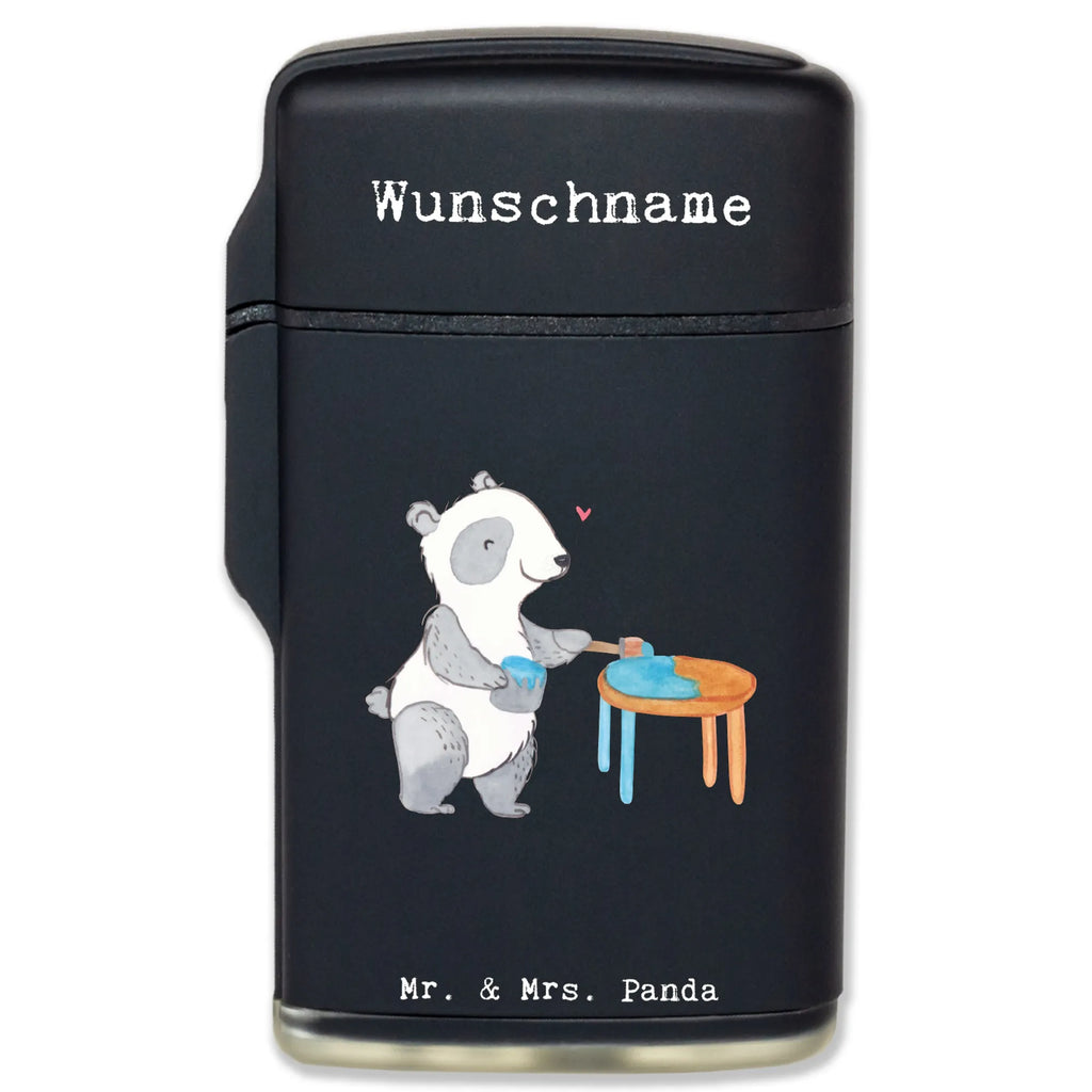 Personalised lighter panda restore furniture Gift, sport, hobby, giving, thank you, award, profit, athlete, restore antique furniture, craft, Restore furniture, restorer