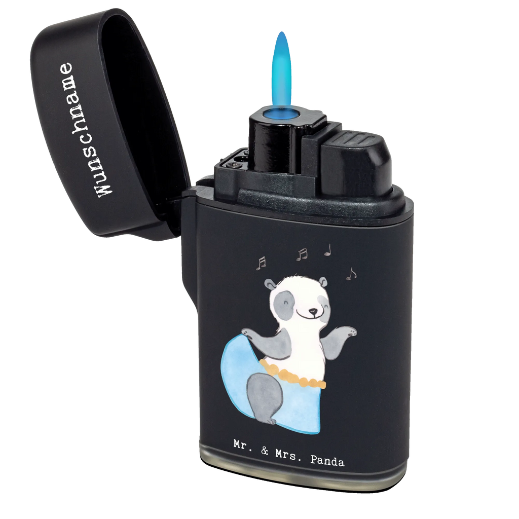 Personalised lighter panda belly dance Gift, sport, hobby, giving, thank you, award, profit, athlete, dancing, oriental dance, Belly dance