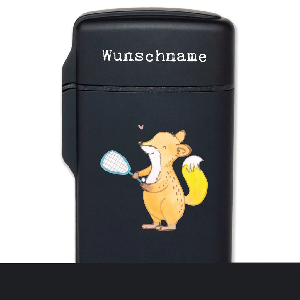 Spersonalizowana zapalniczka lis grać w squasha Prezent, Sport, Dyscyplina sportowa, Hobby, Darować, Dziękuję, Dzięki, Wyróżnienie, Wygrana, Sportowiec