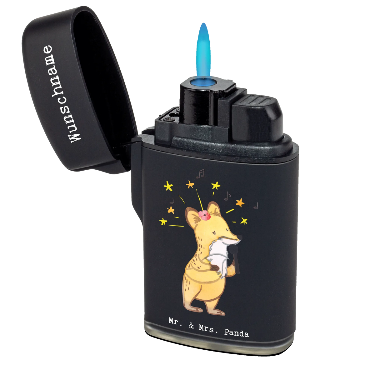 Personalised lighter Singer heart gift, gift idea, best, farewell gift, passing exam, anniversary, retirement, promotion, job start, sayings, funny, profession