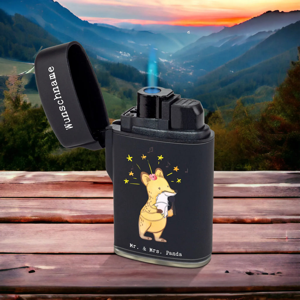 Personalised lighter Singer heart gift, gift idea, best, farewell gift, passing exam, anniversary, retirement, promotion, job start, sayings, funny, profession