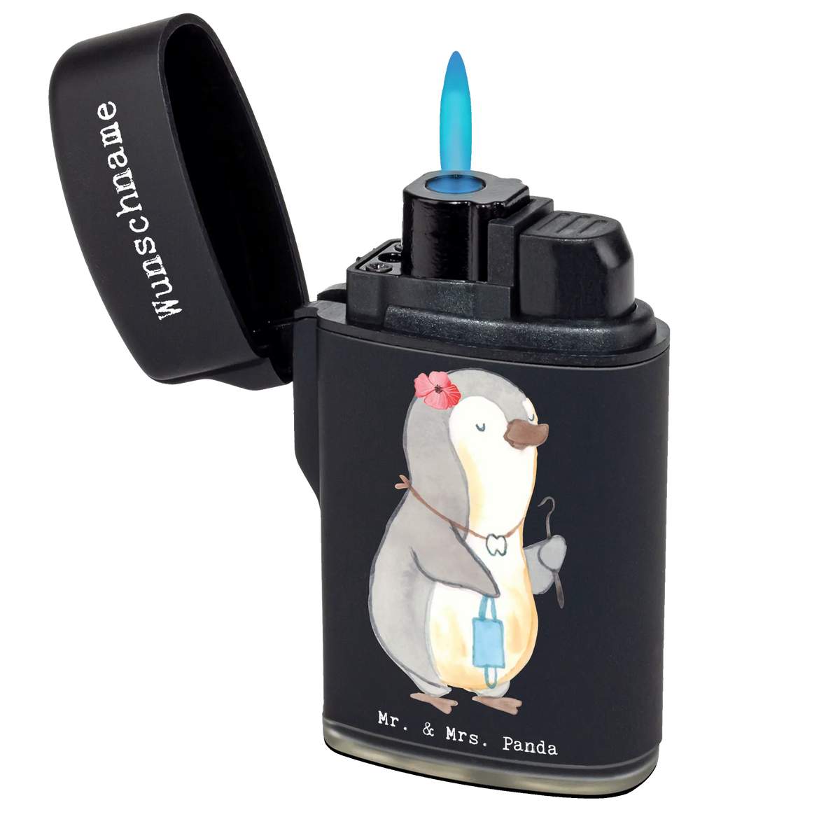 Personalised lighter dentist Heart gift, gift idea, best, farewell gift, passing exam, anniversary, retirement, promotion, job start, sayings, funny, profession