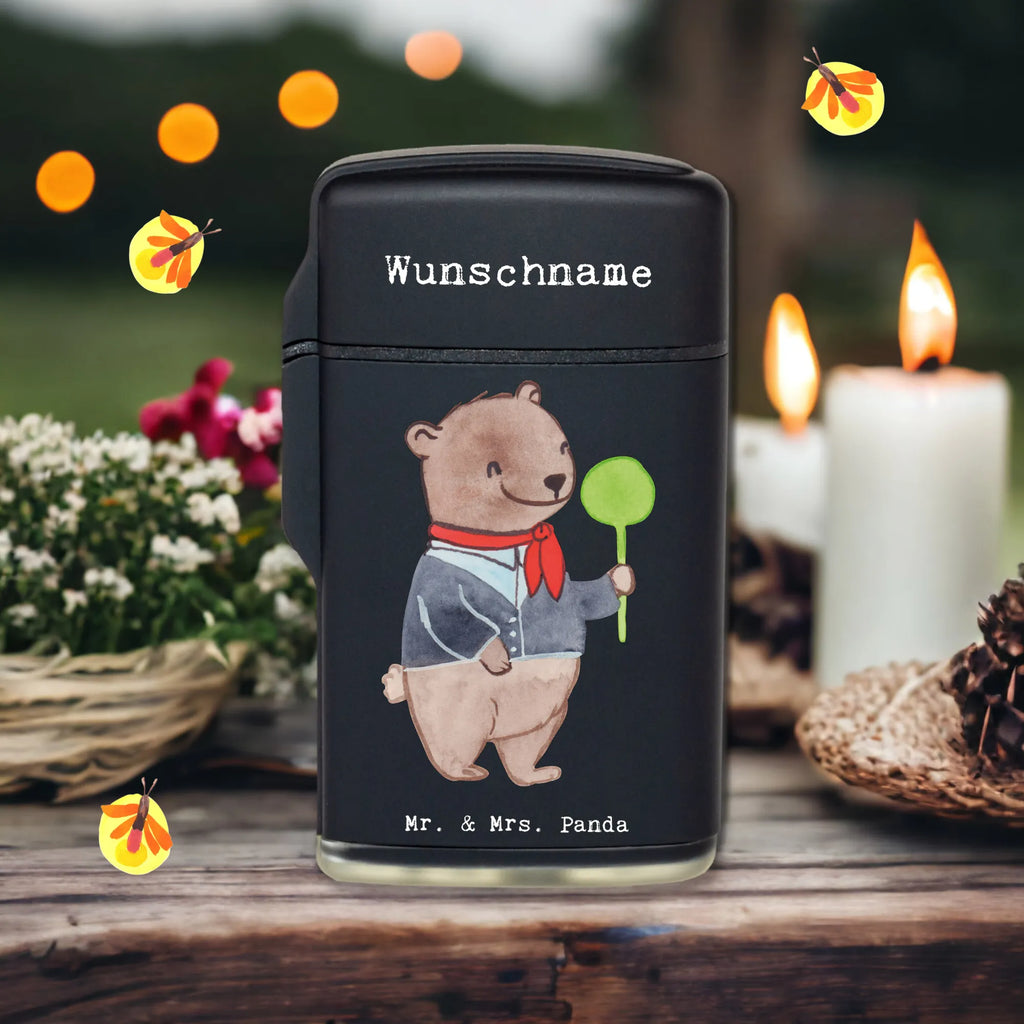 Spersonalizowana zapalniczka konduktorka serce Zawód, Wykształcenie, Jubileusz, Pożegnanie, Emerytura, Kolega, Koleżanka, Prezent, Dawać, Pracownik, Współpracownik, Firma, Dziękuję, Dziękuję bardzo