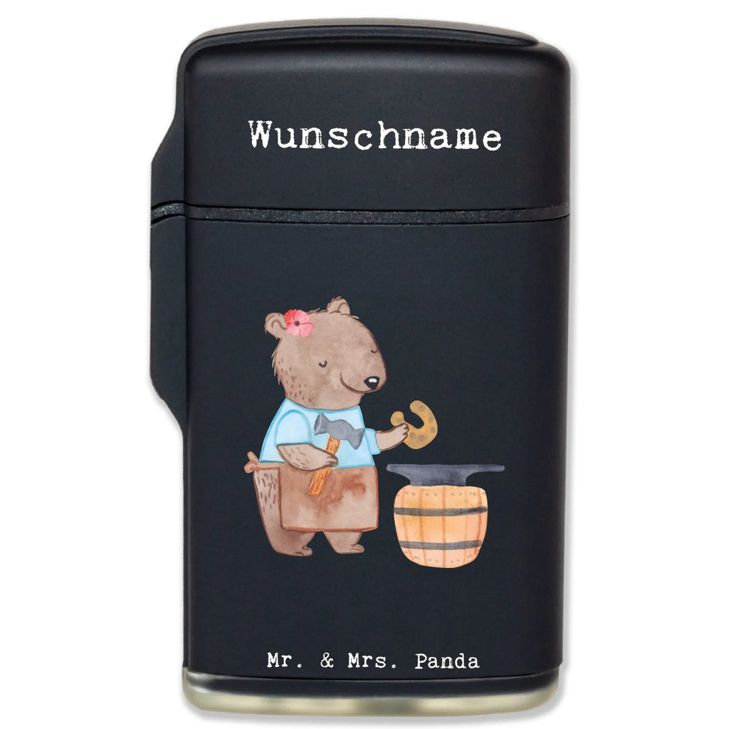 Personalised lighter female blacksmith Heart gift, gift idea, best, farewell gift, passing exam, anniversary, retirement, promotion, job start, sayings, funny, profession