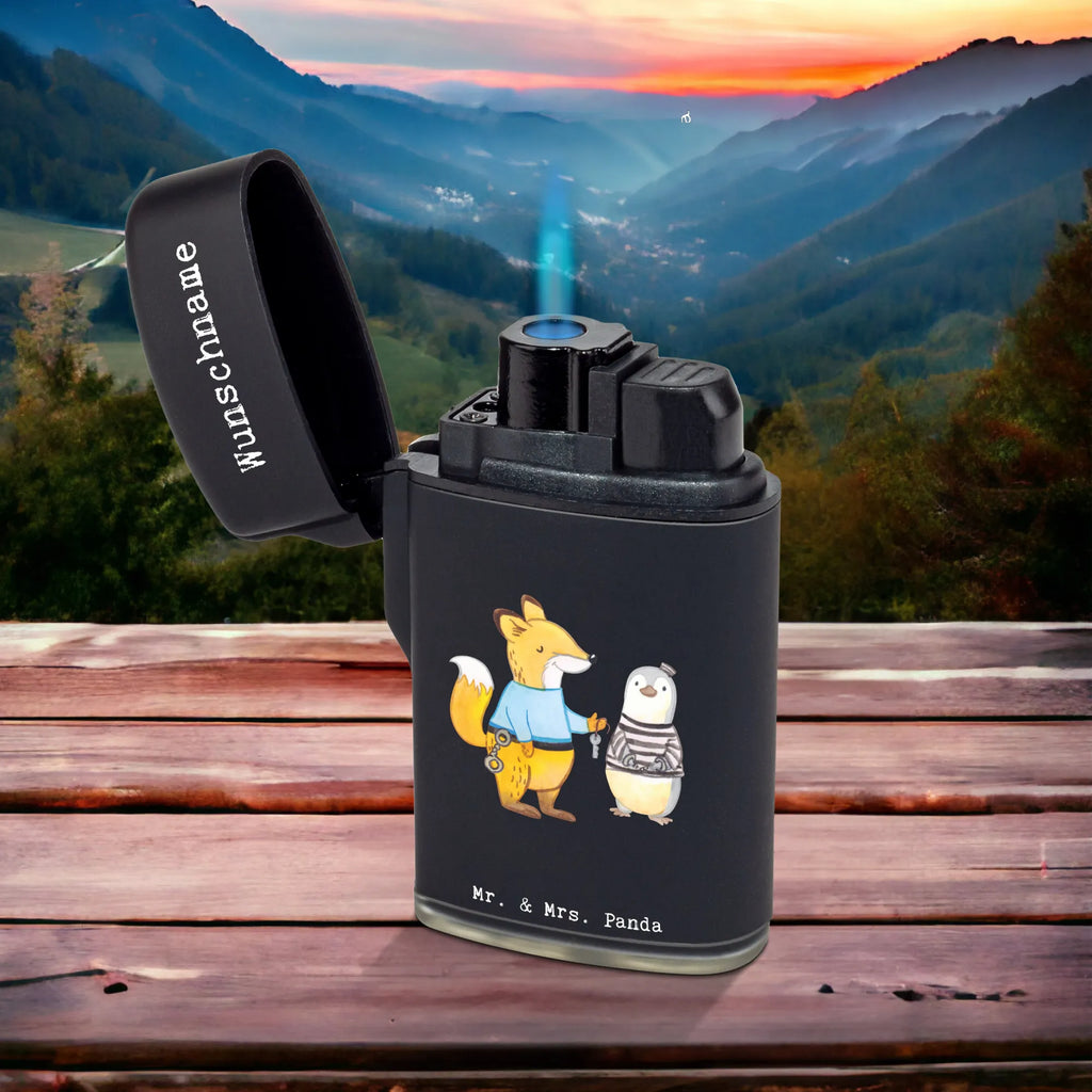 Personalised lighter corrections officer Heart gift, gift idea, best, farewell gift, passing exam, anniversary, retirement, promotion, job start, sayings, funny, profession