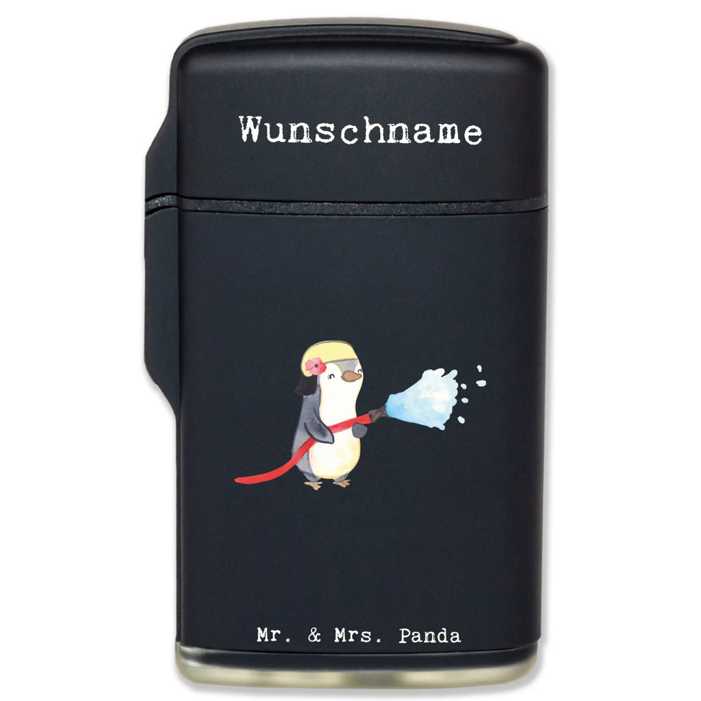 Personalised lighter Firewoman Heart gift, gift idea, best, farewell gift, passing exam, anniversary, retirement, promotion, job start, sayings, funny, profession