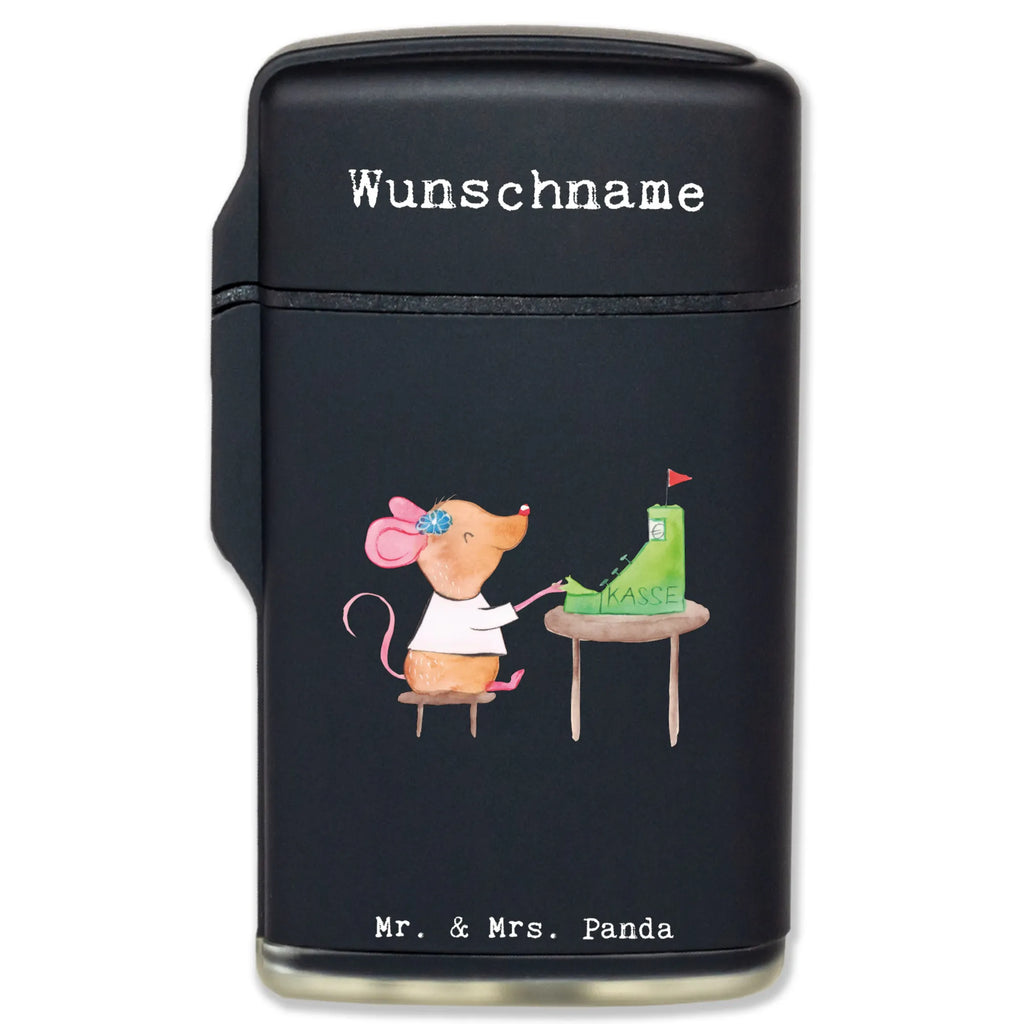 Personalised lighter cashier heart gift, gift idea, best, farewell gift, passing exam, anniversary, retirement, promotion, job start, sayings, funny, profession