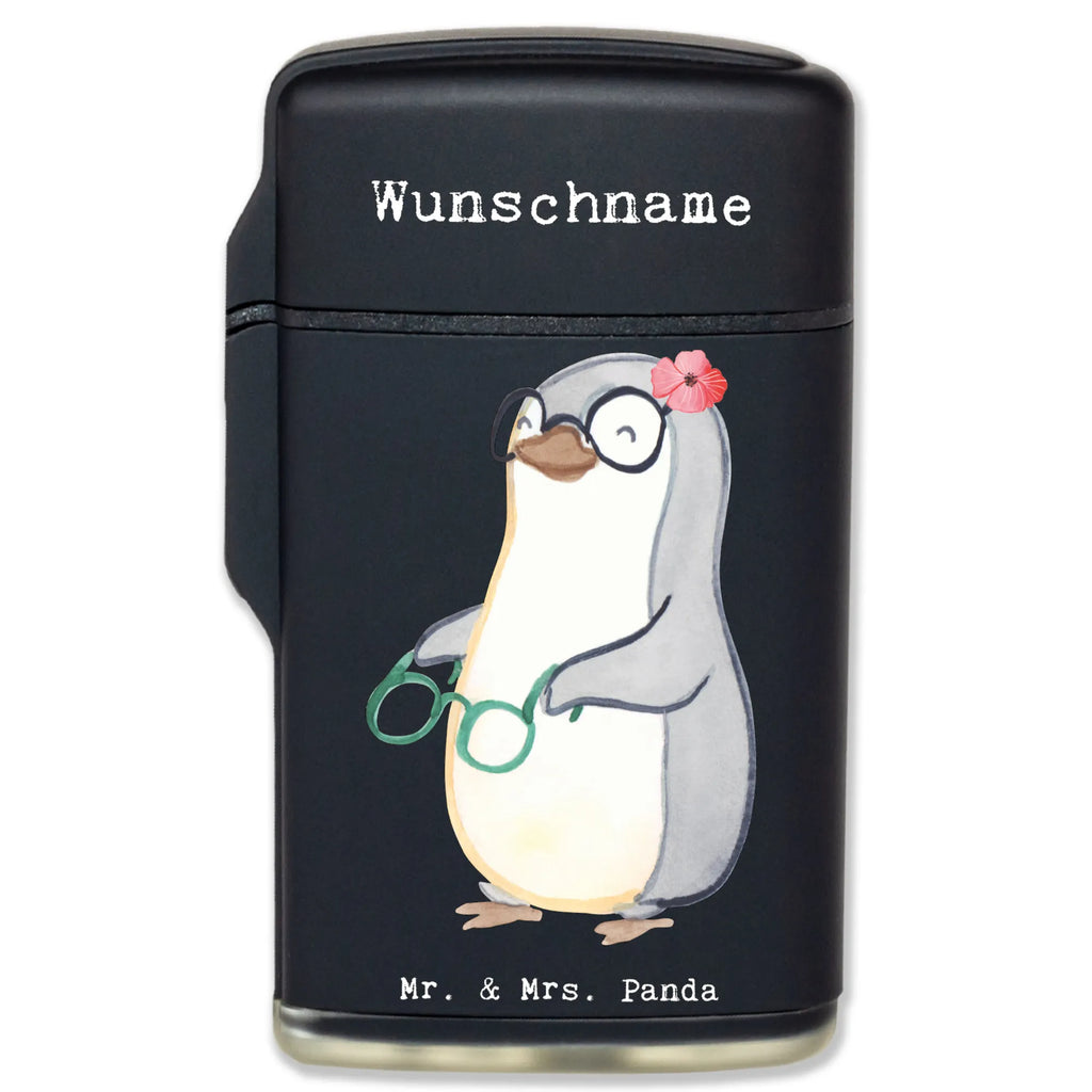 Personalised lighter optician heart gift, gift idea, best, farewell gift, passing exam, anniversary, retirement, promotion, job start, sayings, funny, profession