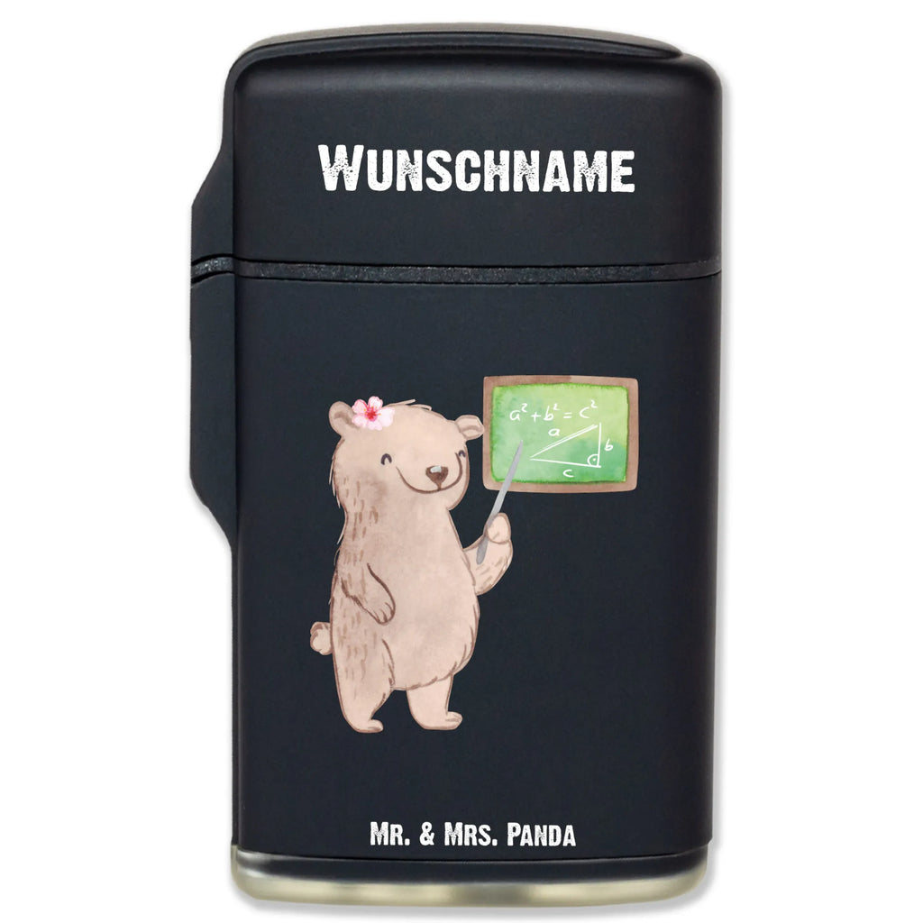 Personalised lighter Math tutor heart gift, gift idea, best, farewell gift, passing exam, anniversary, retirement, promotion, job start, sayings, funny, profession