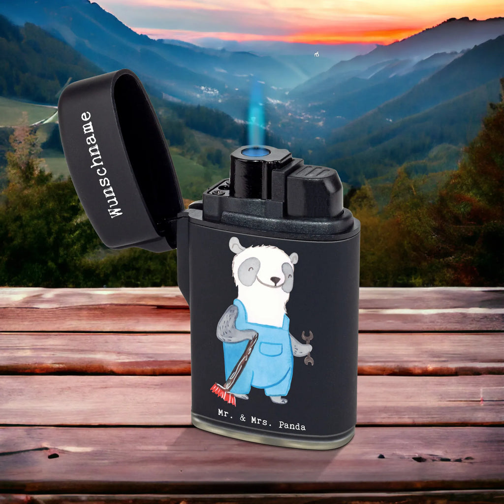 Personalised lighter janitor heart gift, gift idea, best, farewell gift, passing exam, anniversary, retirement, promotion, job start, sayings, funny, profession