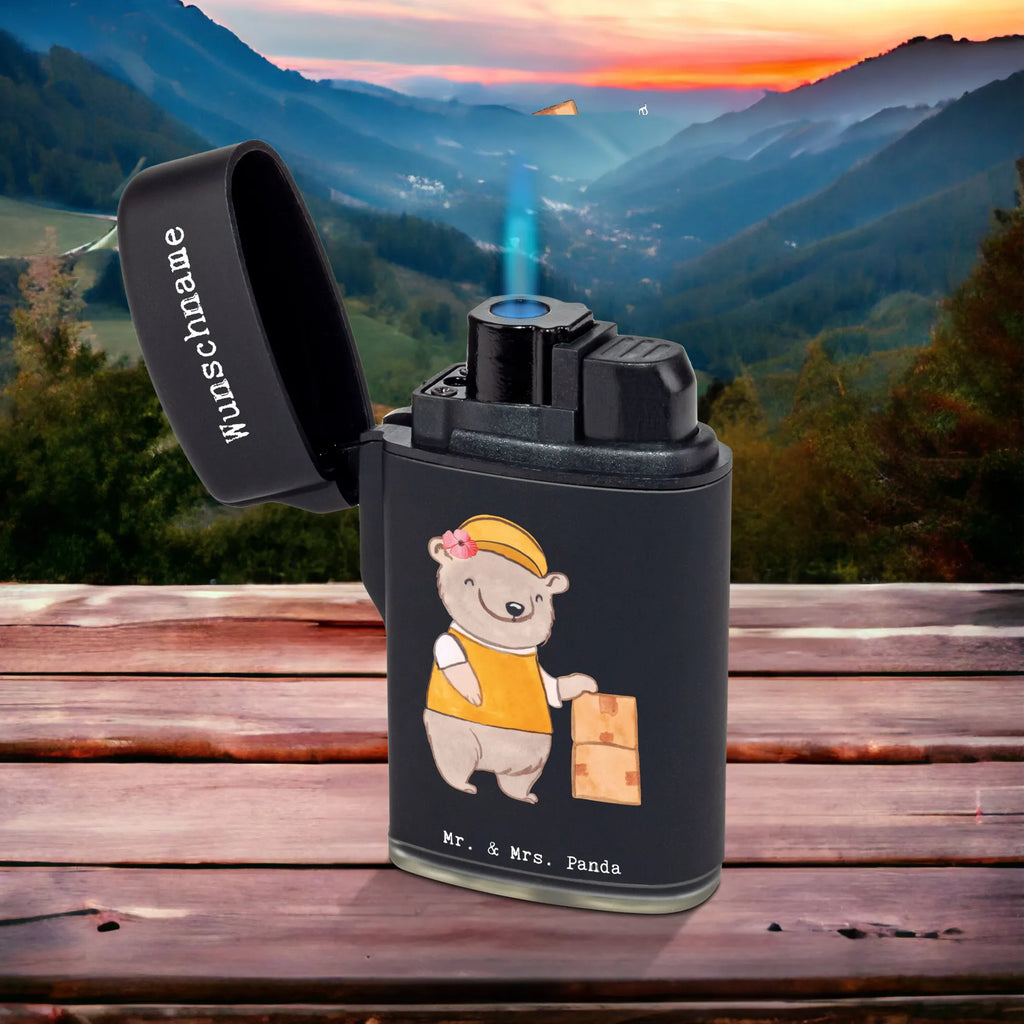 Personalised lighter Warehouse worker Heart gift, gift idea, best, farewell gift, passing exam, anniversary, retirement, promotion, job start, sayings, funny, profession