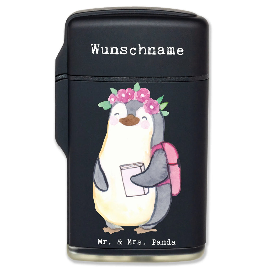 Personalised lighter female student heart gift, gift idea, best, farewell gift, passing exam, anniversary, retirement, promotion, job start, sayings, funny, profession