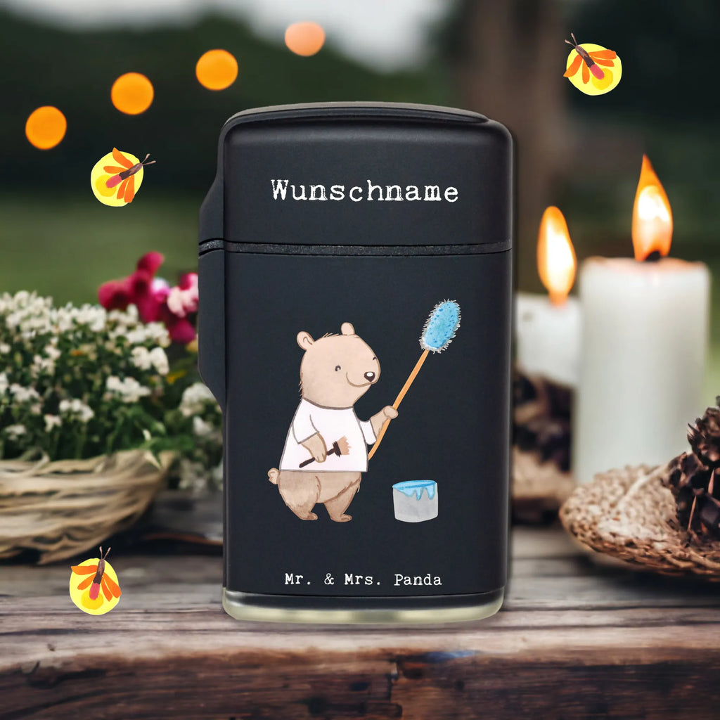 Personalised lighter Painter Heart gift, gift idea, best, farewell gift, passing exam, anniversary, retirement, promotion, job start, sayings, funny, profession