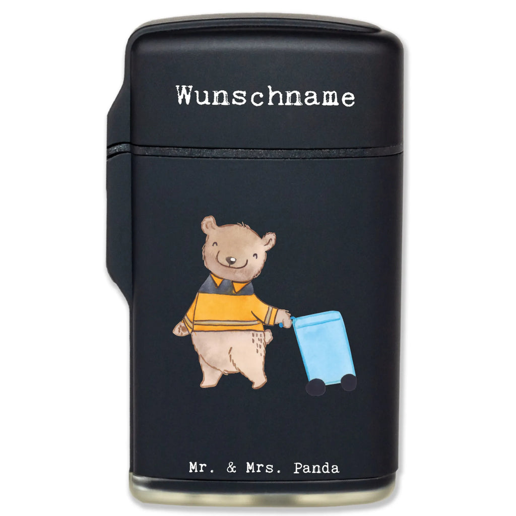 Personalised lighter Waste collector Heart gift, gift idea, best, farewell gift, passing exam, anniversary, retirement, promotion, job start, sayings, funny, profession