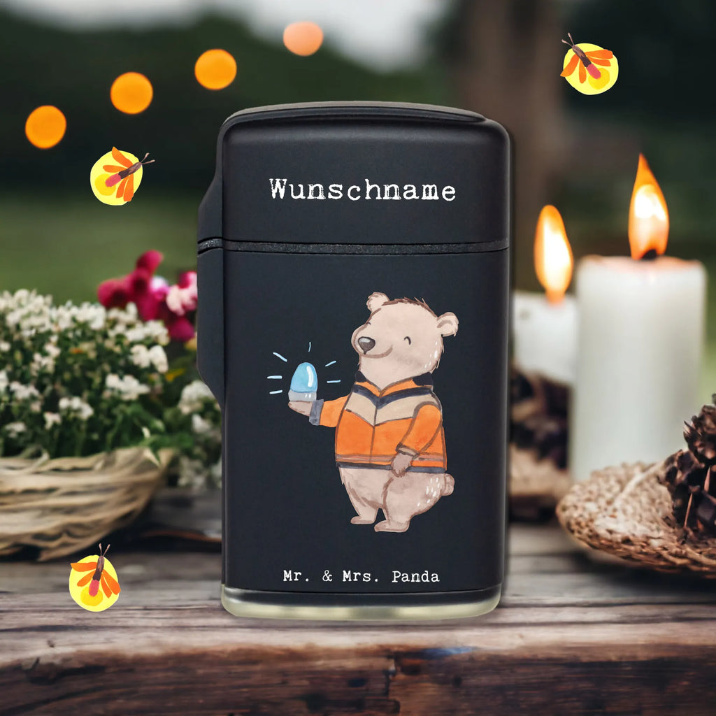 Personalised lighter ambulance driver Heart gift, gift idea, best, farewell gift, passing exam, anniversary, retirement, promotion, job start, sayings, funny, profession