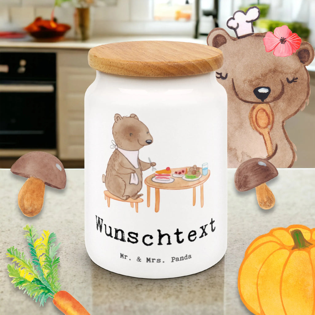 Personalized Storage Jar bear to eat out engraved kitchen jar, personalized cookie tin, personalized canister, personalized storage container, monogrammed food storage, custom treat canister, custom pantry container, personalized storage jar, personalized ceramic jar, personalized cookie jar, personalized treat jar, Gift, sport, hobby, giving, thank you, award, profit, athlete, dining out, restaurant, Eating out, eating out