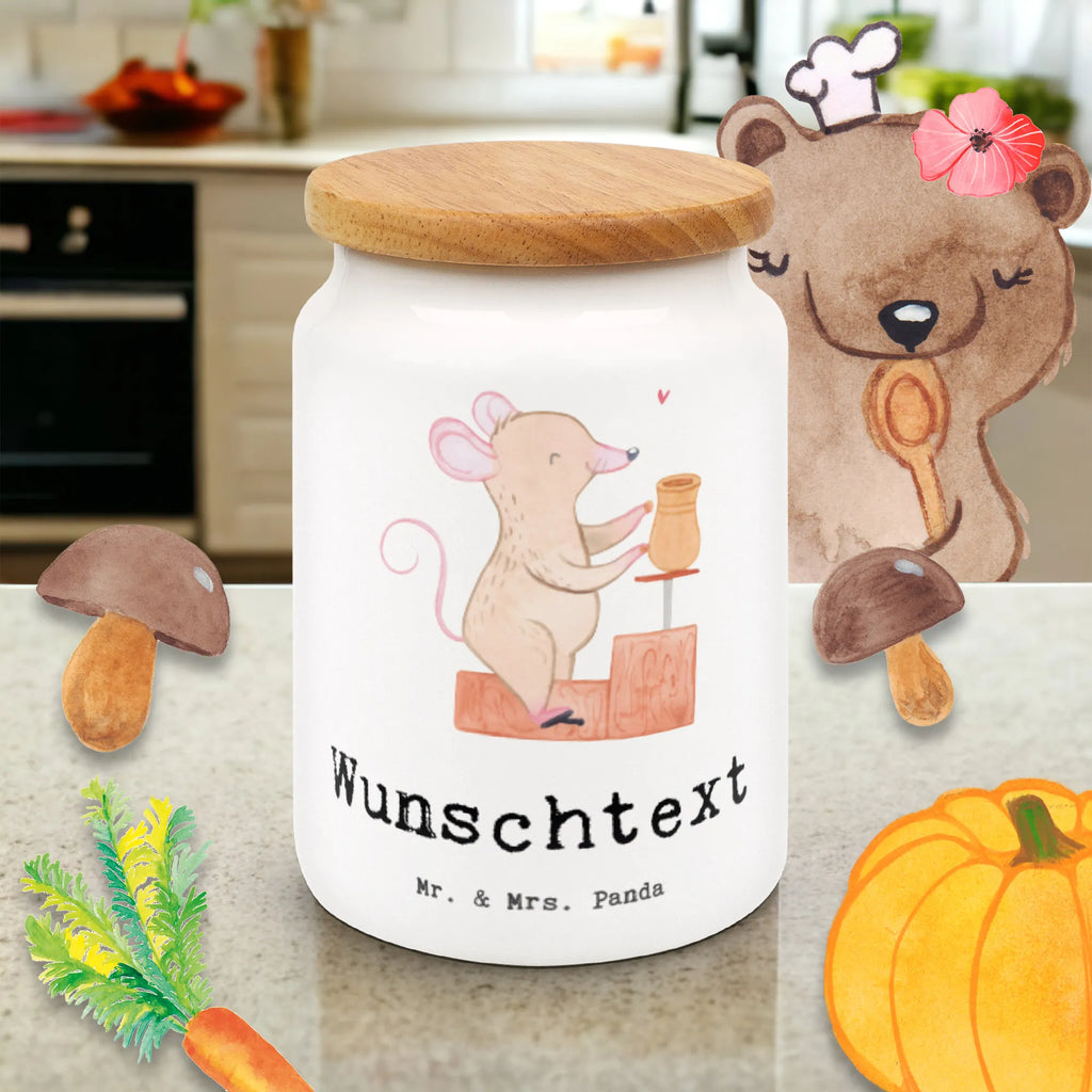 Personalized Storage Jar Mouse pottery engraved kitchen jar, personalized canister, personalized cookie tin, custom pantry container, personalized treat jar, personalized storage container, personalized cookie jar, monogrammed food storage, personalized ceramic jar, personalized storage jar, custom treat canister, Gift, sport, hobby, giving, thank you, award, profit, athlete, pottery, Pottery, pottery class