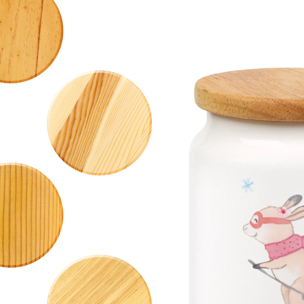 Spersonalizowany pojemnik na zapasy królik narciarstwo Prezent, Sport, Dyscyplina sportowa, Hobby, Darować, Dziękuję, Dzięki, Wyróżnienie, Wygrana, Sportowiec