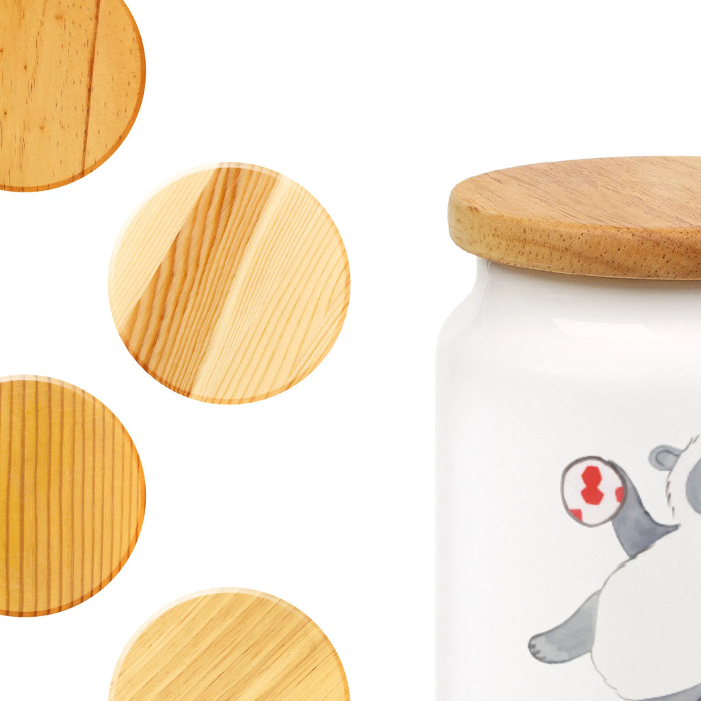 Spersonalizowany pojemnik na zapasy Panda grać w piłkę ręczną Prezent, Sport, Dyscyplina sportowa, Hobby, Darować, Dziękuję, Dzięki, Wyróżnienie, Wygrana, Sportowiec