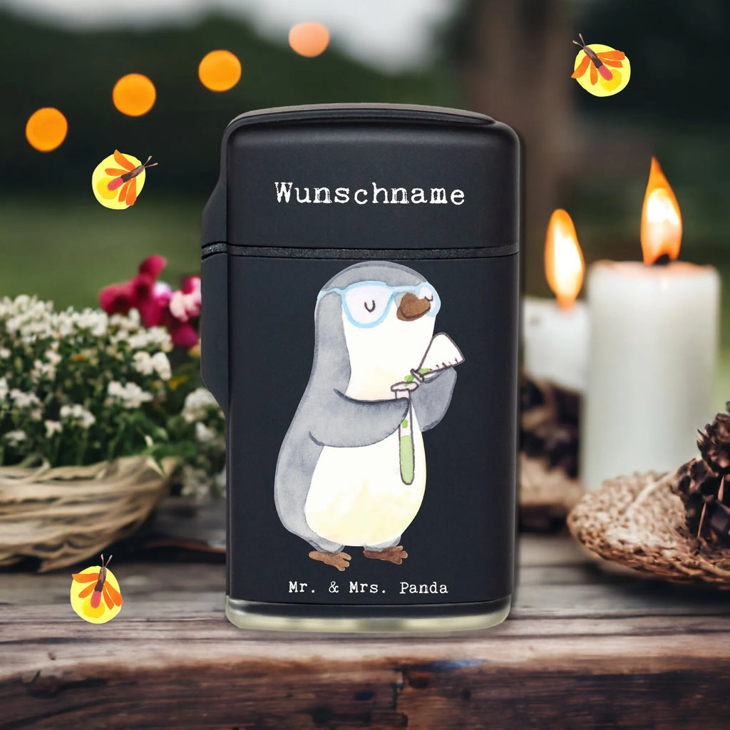 Spersonalizowana zapalniczka laborant chemiczny serce Zawód, Wykształcenie, Jubileusz, Pożegnanie, Emerytura, Kolega, Koleżanka, Prezent, Dawać, Pracownik, Współpracownik, Firma, Dziękuję, Dziękuję bardzo