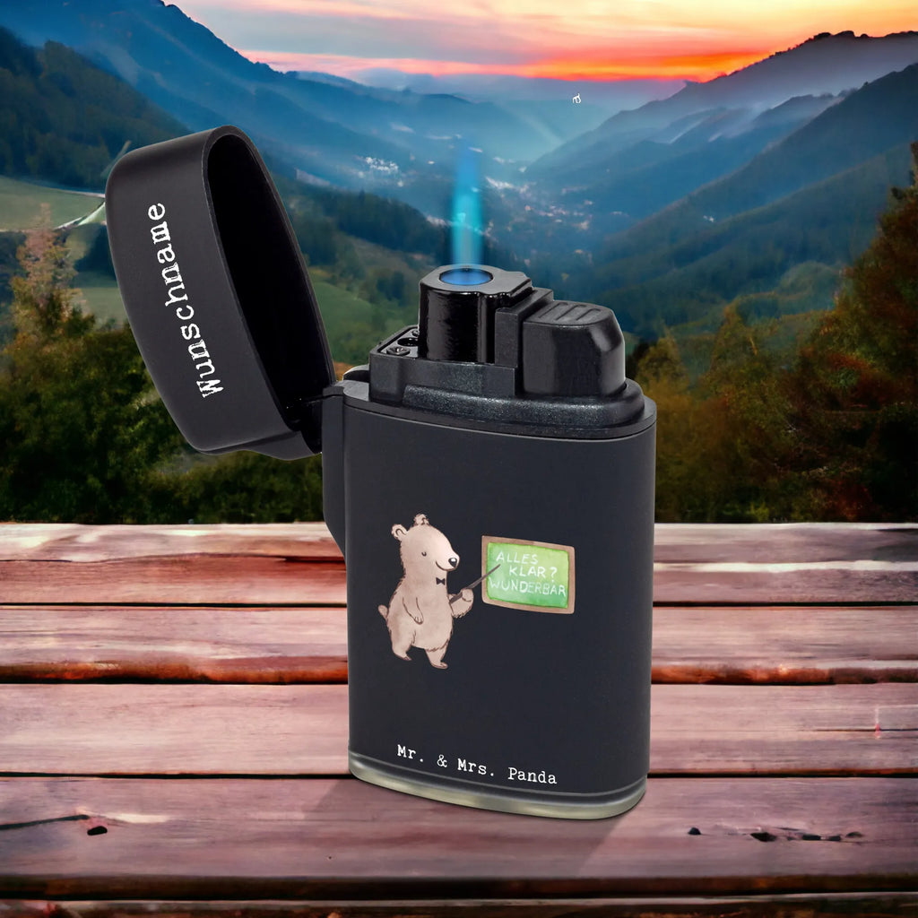 Personalised lighter Lecturer Heart gift, gift idea, best, farewell gift, passing exam, anniversary, retirement, promotion, job start, sayings, funny, profession