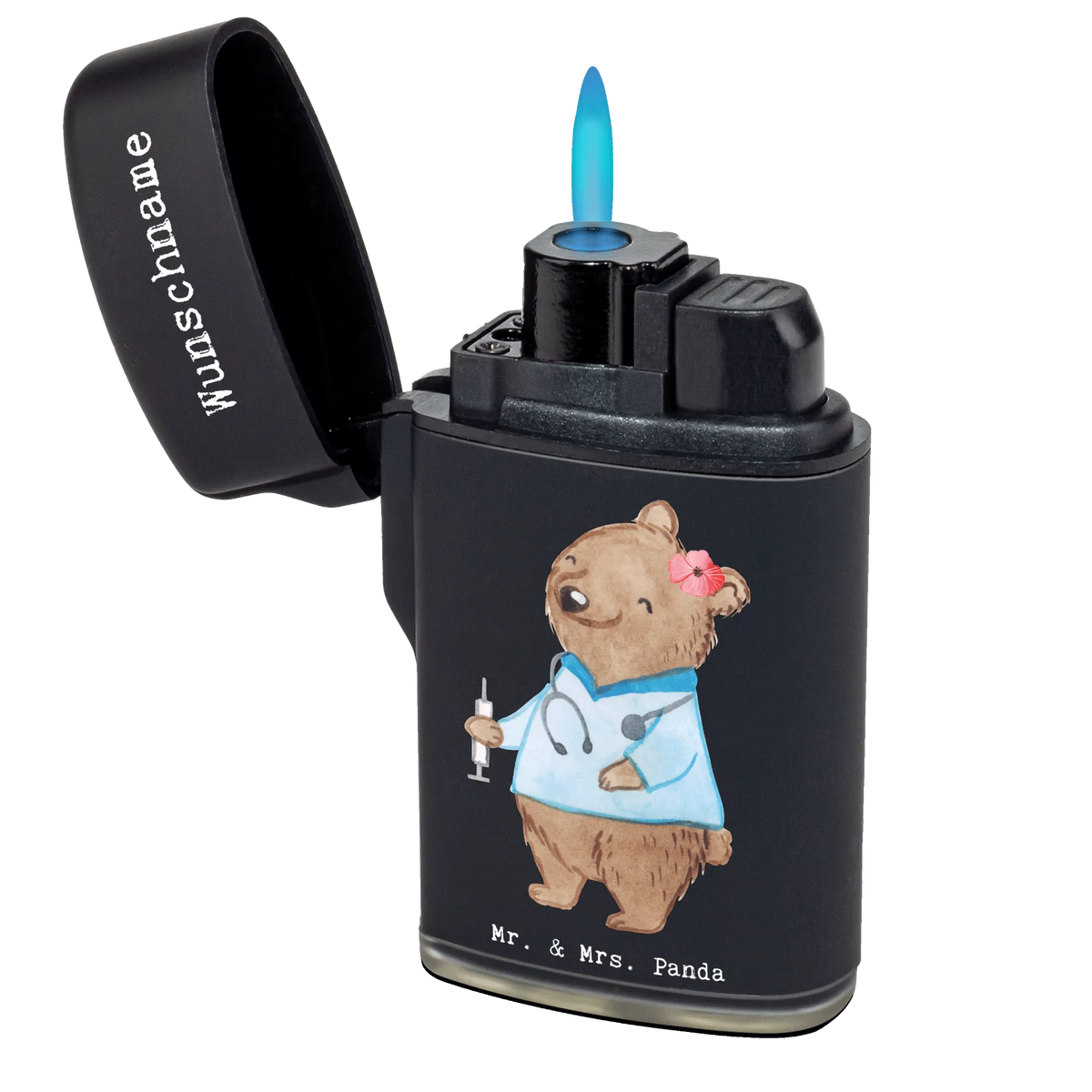 Personalised lighter nursing assistant heart gift, gift idea, best, farewell gift, passing exam, anniversary, retirement, promotion, job start, sayings, funny, profession
