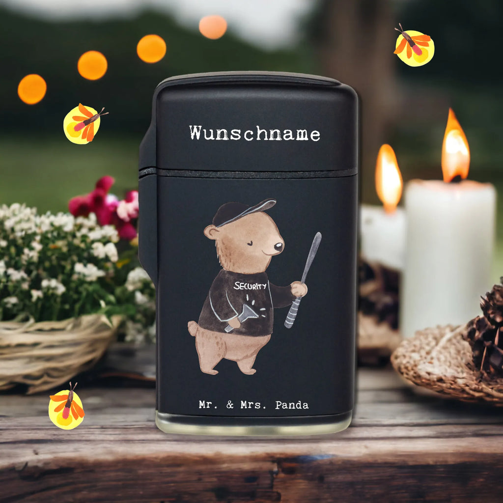 Personalised lighter Bodyguard heart gift, gift idea, best, farewell gift, passing exam, anniversary, retirement, promotion, job start, sayings, funny, profession