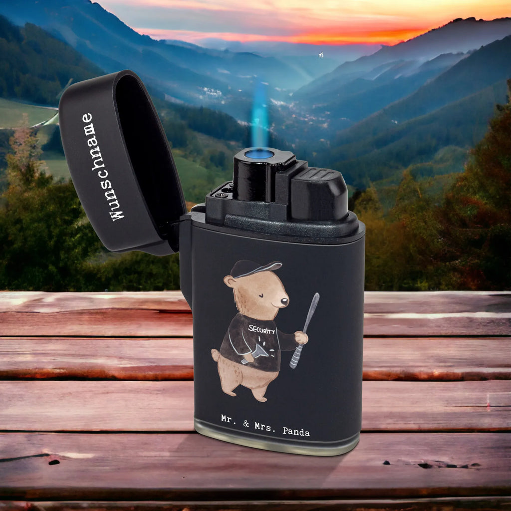 Personalised lighter Bodyguard heart gift, gift idea, best, farewell gift, passing exam, anniversary, retirement, promotion, job start, sayings, funny, profession