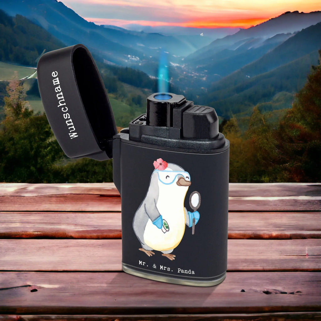 Personalised lighter Female Microbiologist Heart gift, gift idea, best, farewell gift, passing exam, anniversary, retirement, promotion, job start, sayings, funny, profession