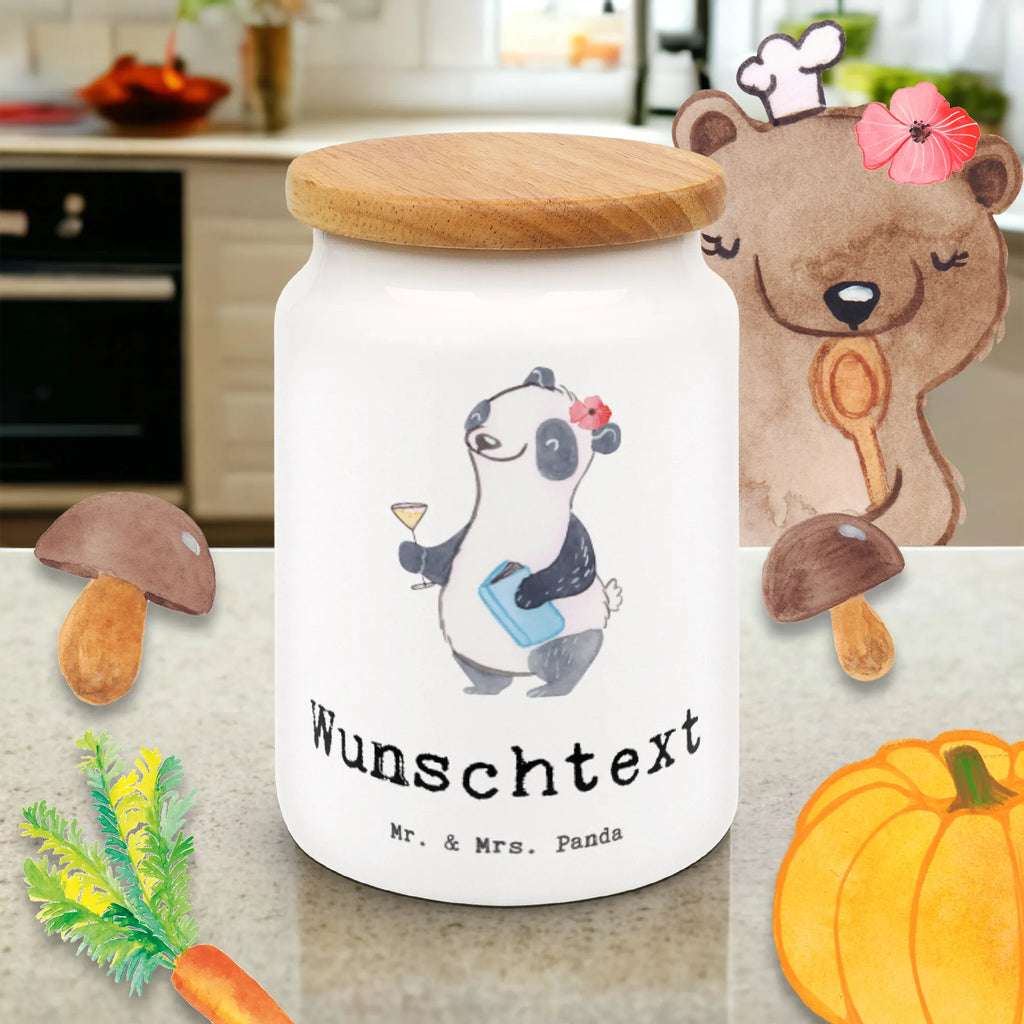 Spersonalizowany pojemnik na zapasy Eventmanagerka serce Zawód, Wykształcenie, Jubileusz, Pożegnanie, Emerytura, Kolega, Koleżanka, Prezent, Dawać, Pracownik, Współpracownik, Firma, Dziękuję, Dziękuję bardzo