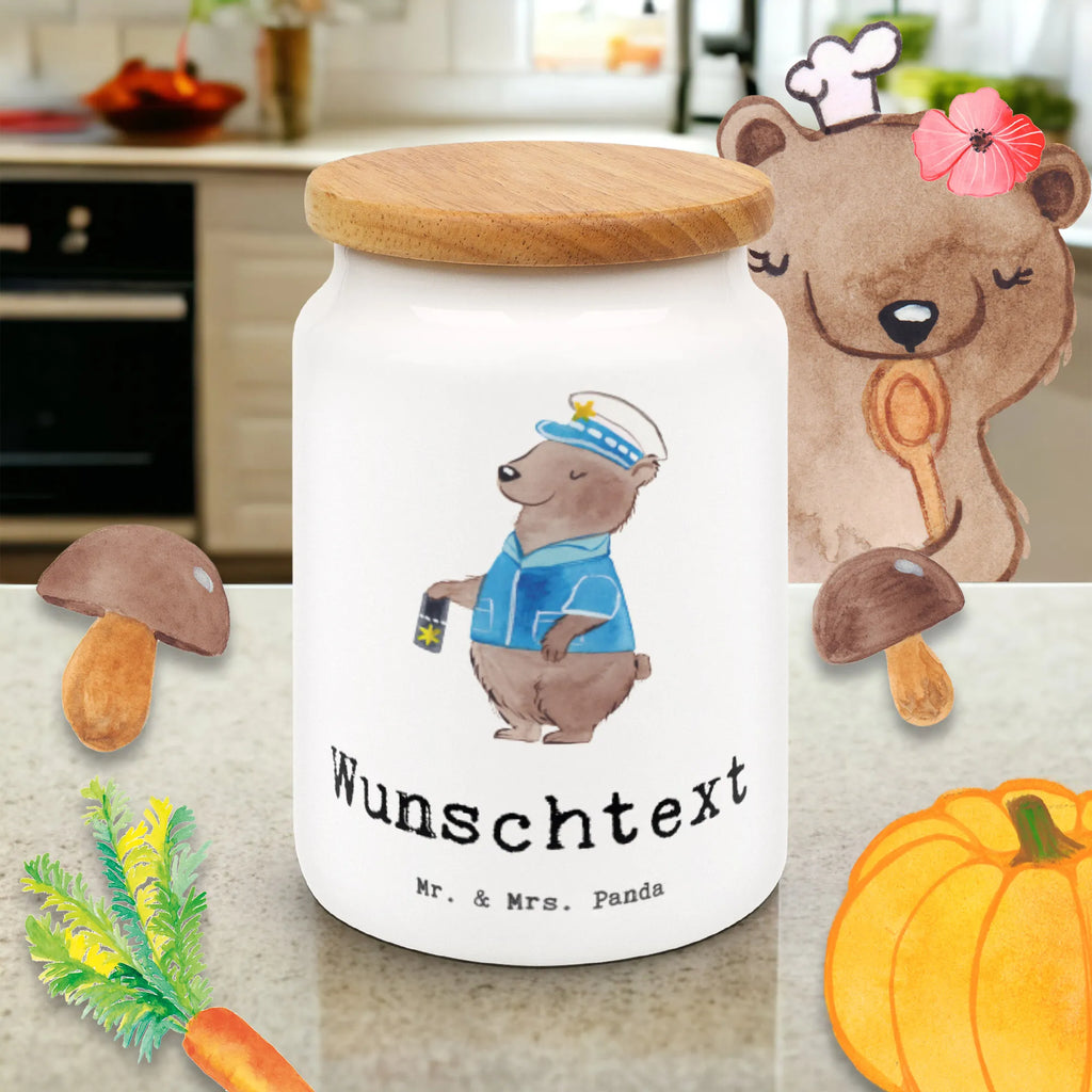 Personalized Storage Jar Policewoman heart personalized canister, personalized ceramic jar, engraved kitchen jar, custom treat canister, custom pantry container, personalized cookie tin, personalized storage jar, personalized treat jar, monogrammed food storage, personalized cookie jar, personalized storage container, gift, gift idea, best, farewell gift, passing exam, anniversary, retirement, promotion, job start, sayings, funny, profession