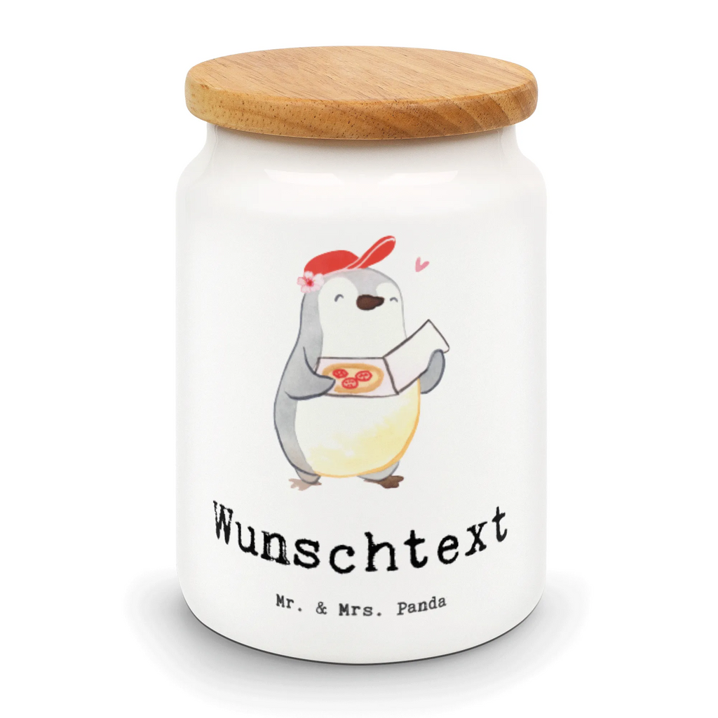 Spersonalizowany pojemnik na zapasy piekarka pizzy serce Zawód, Wykształcenie, Jubileusz, Pożegnanie, Emerytura, Kolega, Koleżanka, Prezent, Dawać, Pracownik, Współpracownik, Firma, Dziękuję, Dziękuję bardzo