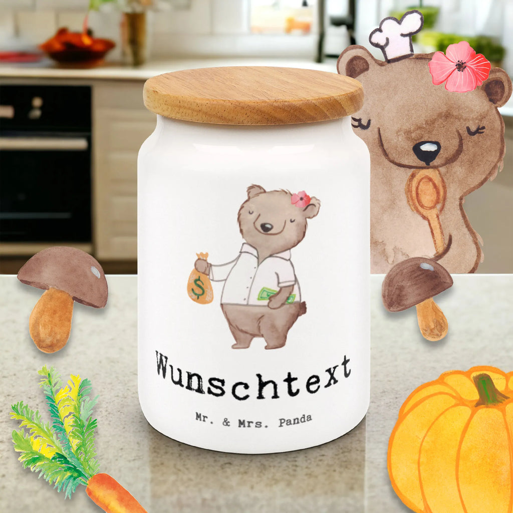 Spersonalizowany pojemnik na zapasy bankierka serce Zawód, Wykształcenie, Jubileusz, Pożegnanie, Emerytura, Kolega, Koleżanka, Prezent, Dawać, Pracownik, Współpracownik, Firma, Dziękuję, Dziękuję bardzo