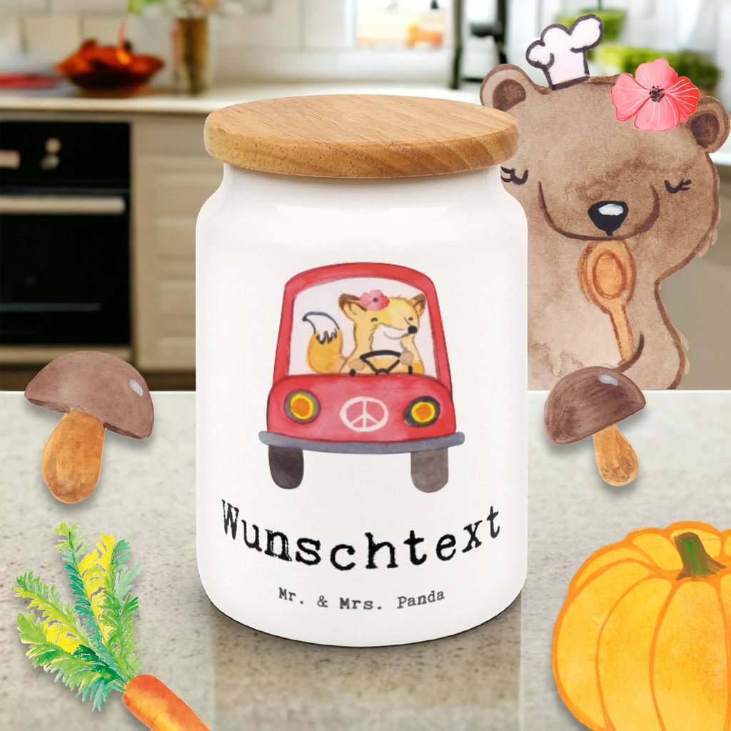 Spersonalizowany pojemnik na zapasy instruktorka nauki jazdy serce Zawód, Wykształcenie, Jubileusz, Pożegnanie, Emerytura, Kolega, Koleżanka, Prezent, Dawać, Pracownik, Współpracownik, Firma, Dziękuję, Dziękuję bardzo