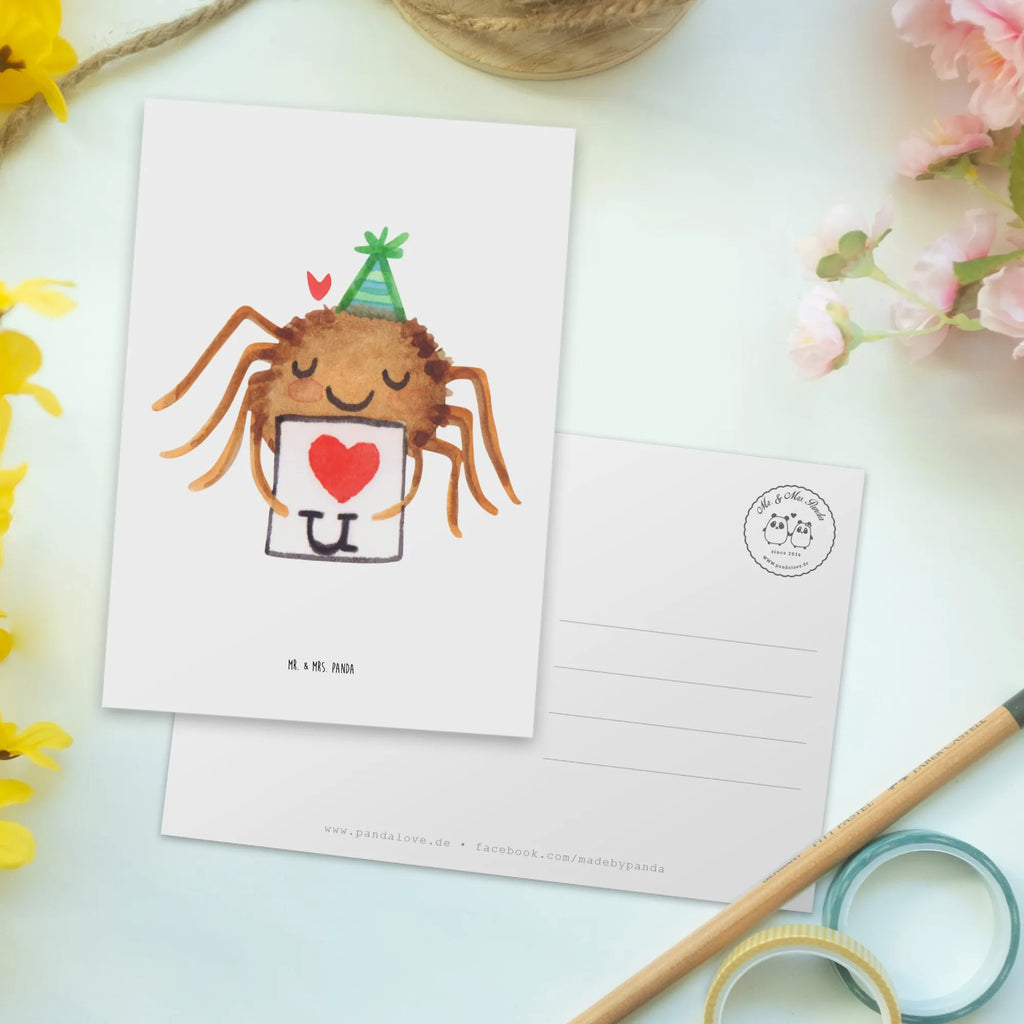 Pocztówka Pająk Agata list Postkarte, Grußkarte, Postkarten, Designkarte, Kunstkarten, bildkarte, einzelkarte, Fotokarte, kunstkarte, spruchkarte, Ansichtskarten, Motivkarte, Ansichtskarte, Merchandise, Spinne, Agathe, Spinne Agathe, Videos, Treuetest, Verliebt, Heiratsantrag, Liebesgeschenk, Liebespaar, Ich Liebe Dich, Treuebeweis, Liebesbeweis