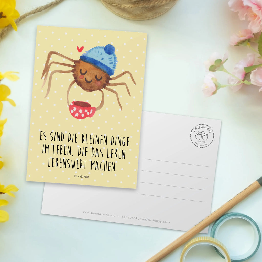 Postcard Spider Agathe coffee card, letter, invitation card, gift, gift card, postcards, paper, invitation, Postcard, Spider Agathe, Spider, Agathe, Videos, Merchandise