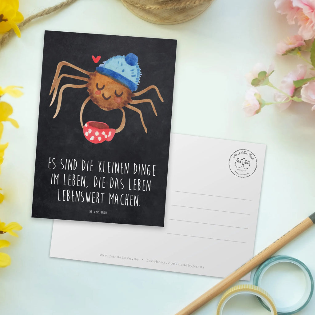 Postcard Spider Agathe coffee card, letter, invitation card, gift, gift card, postcards, paper, invitation, Postcard, Spider Agathe, Spider, Agathe, Videos, Merchandise